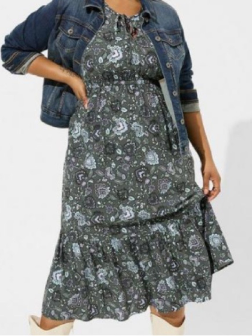TORRID Midi Dress - Picture 4 of 8